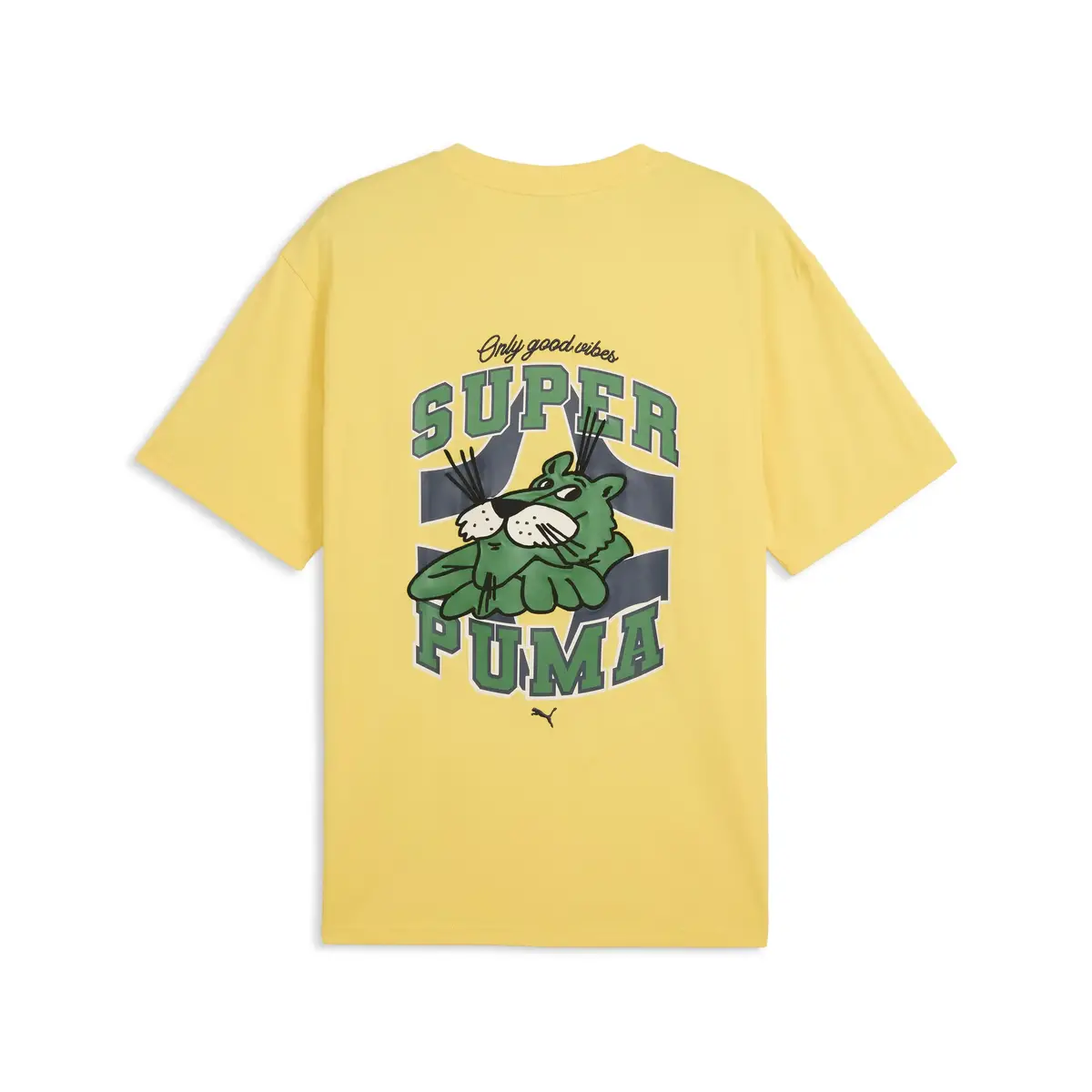 PUMA GRAPHICS Super Puma Tee Sarı Erkek T-Shirt