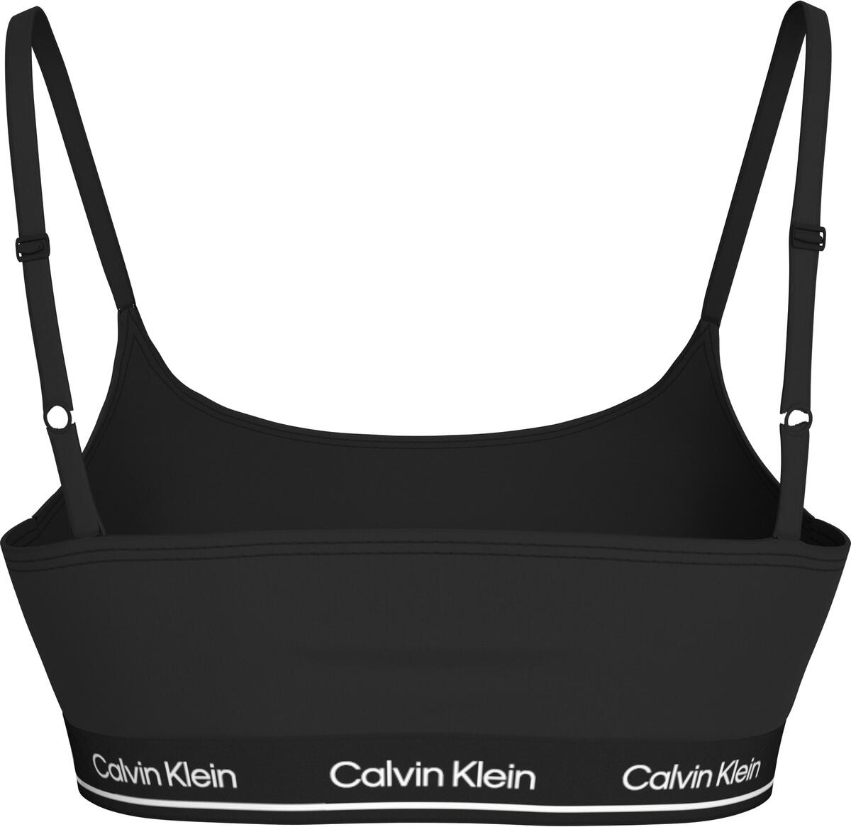 Calvin Klein BRALETTE-RP Kadın Siyah Bikini Üstü