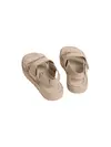 Calvin Klein SQ MOLDED SANDAL WEB Bej Kadın Sandalet