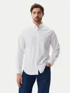 Calvin Klein LS SOLID OXFORD CLASSIC SHIRT Beyaz Erkek Tişört