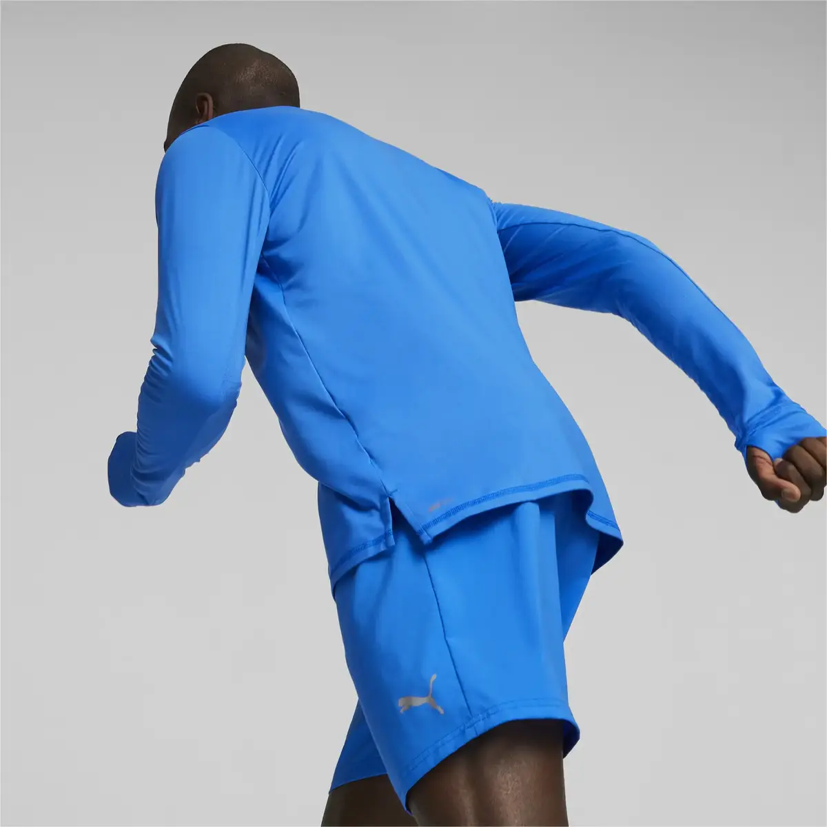 Puma RUN FAVORITE 1/4 ZIP M Mavi Erkek Fermuarlı Koşu/Performans Sweatshirt