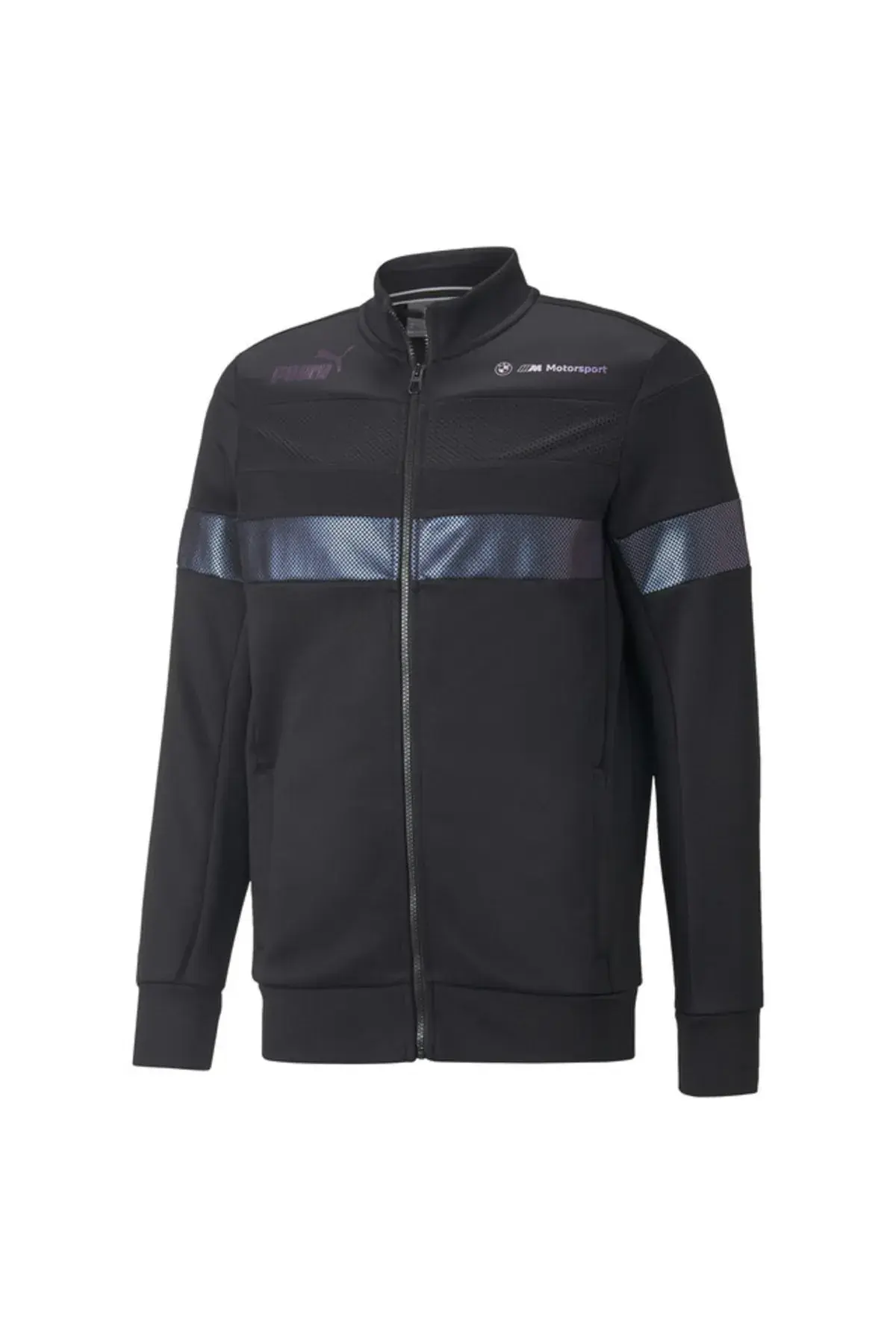 Puma Bmw Mms Metal Energy Jacket Siyah Erkek Fermuarlı Sweatshirt