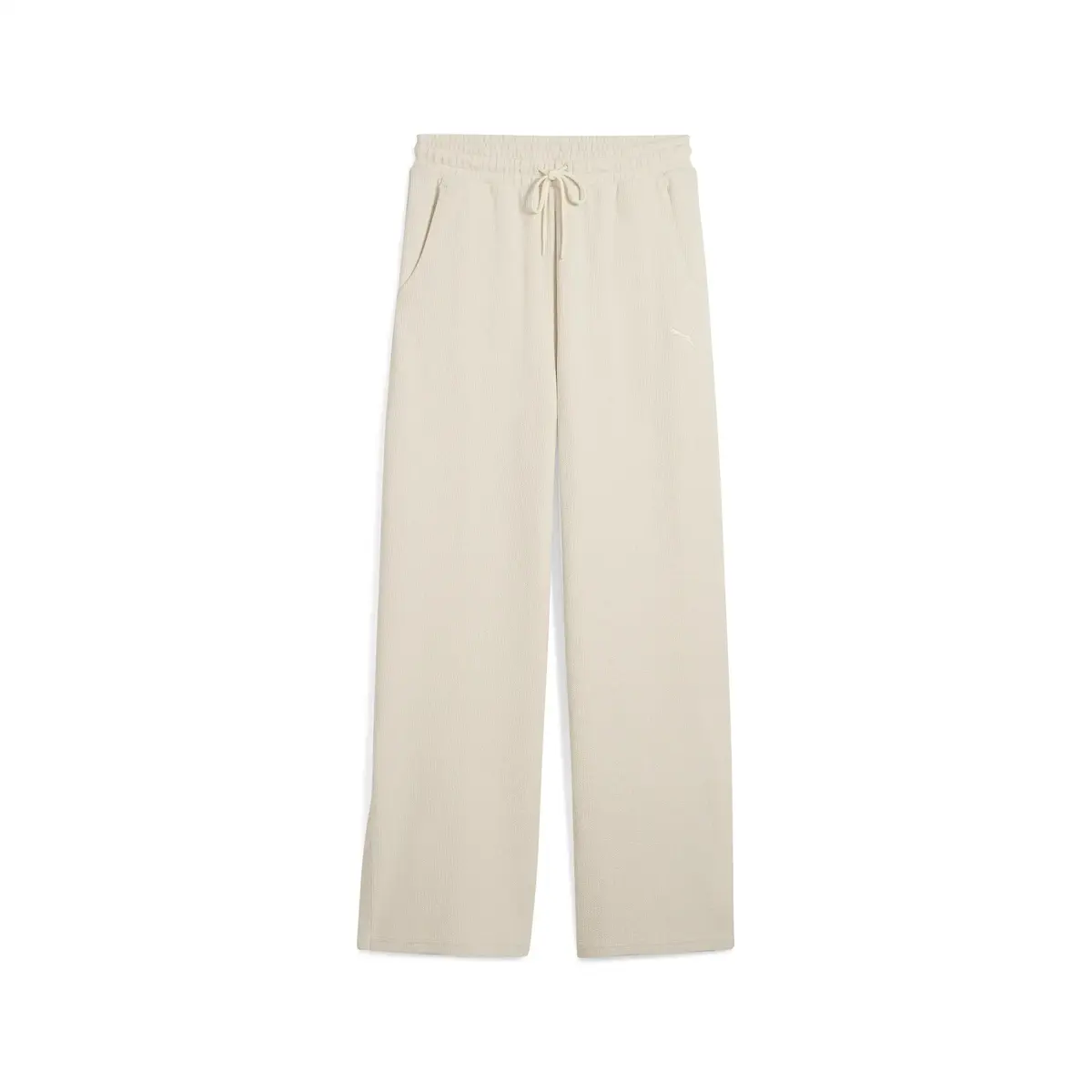 PUMA HER High-Waist Straight Pant Bej Kadın Eşofman Altı