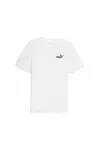 Puma ESS ELEVATED Embroidered Tee Beyaz Erkek T-Shirt