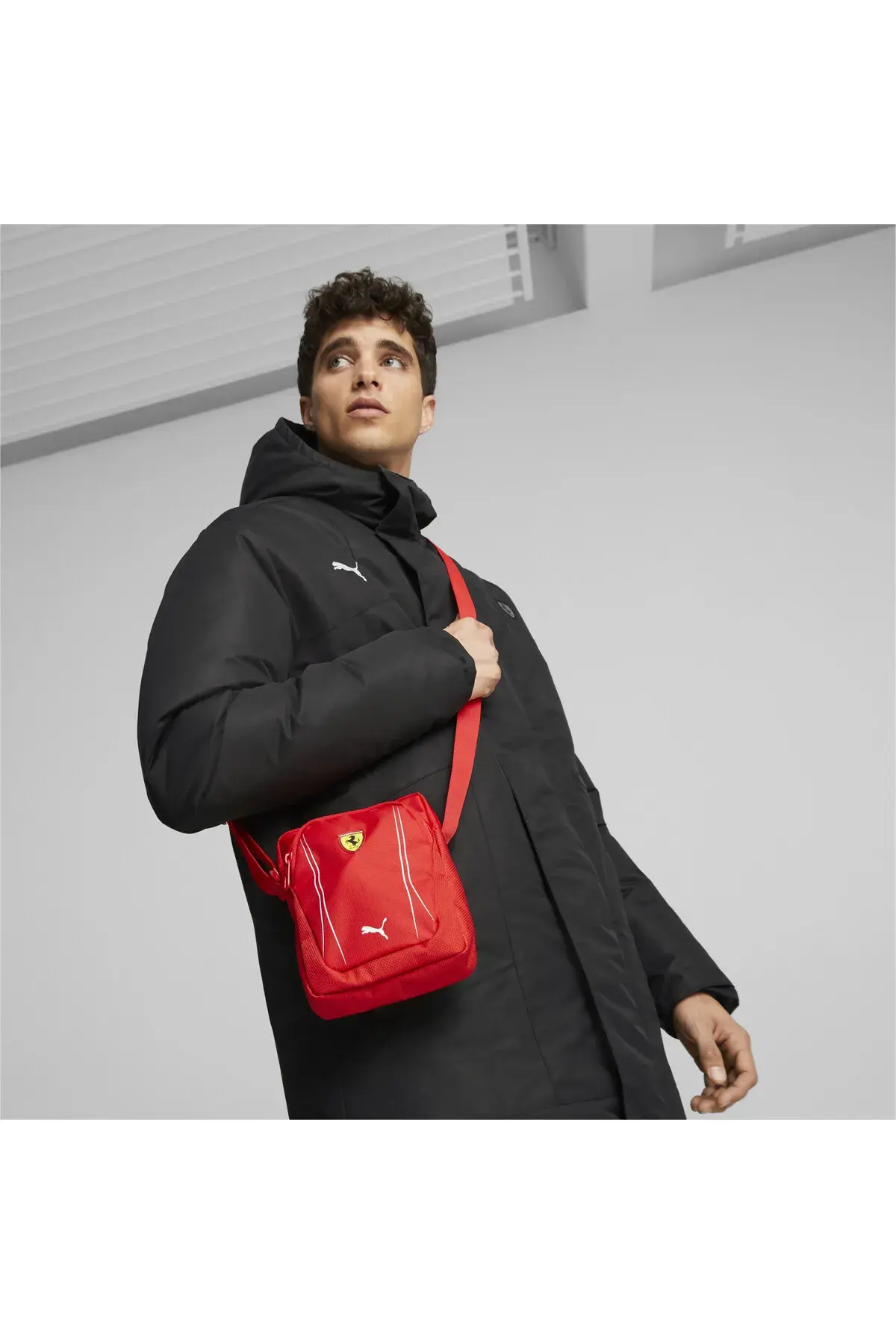 Puma Ferrari SPTWR Race Portable Erkek Kırmızı Çapraz Çanta