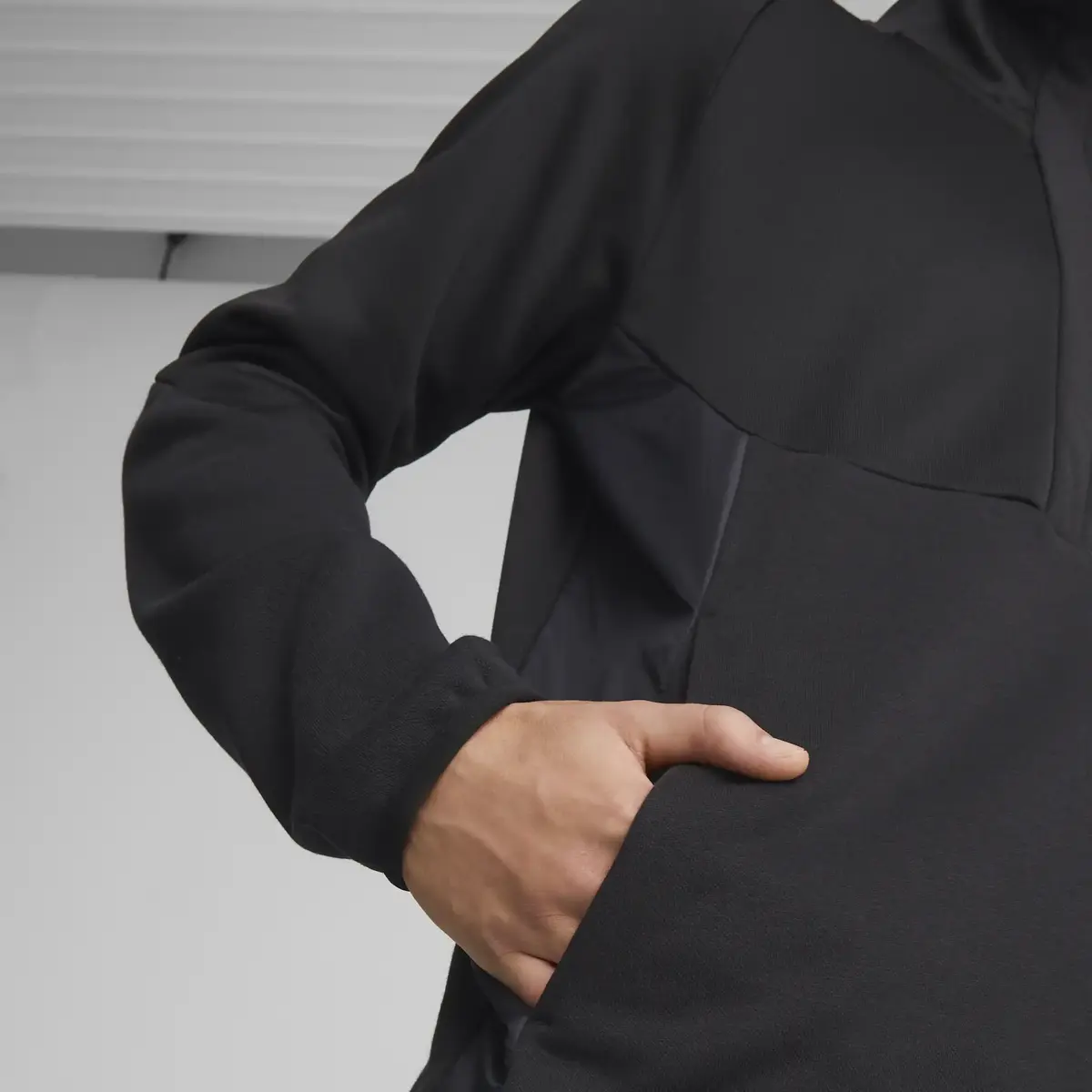 PUMATECH Half-Zip FL Siyah Erkek Sweatshirt
