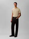 Calvin Klein SS SUPIMA CHEST EMB Bej Erkek T-Shirt