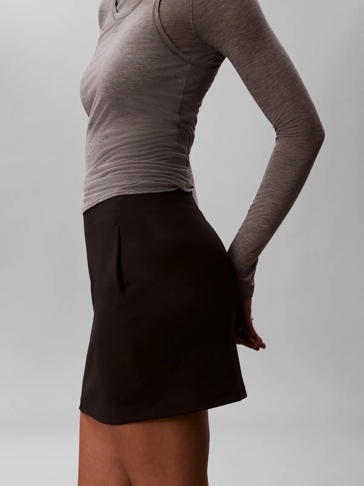 INTERLOCK MINI SKIRT, UB1, XS