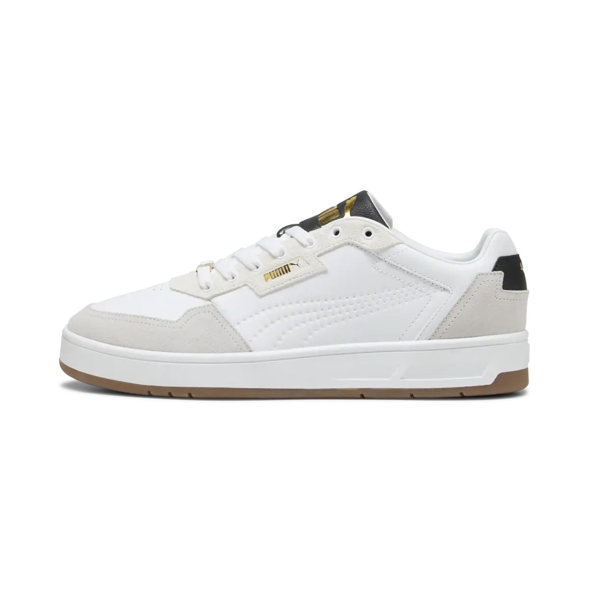 PUMA Court Classic Lux SD Erkek Gri Günlük Sneaker Ayakkabı