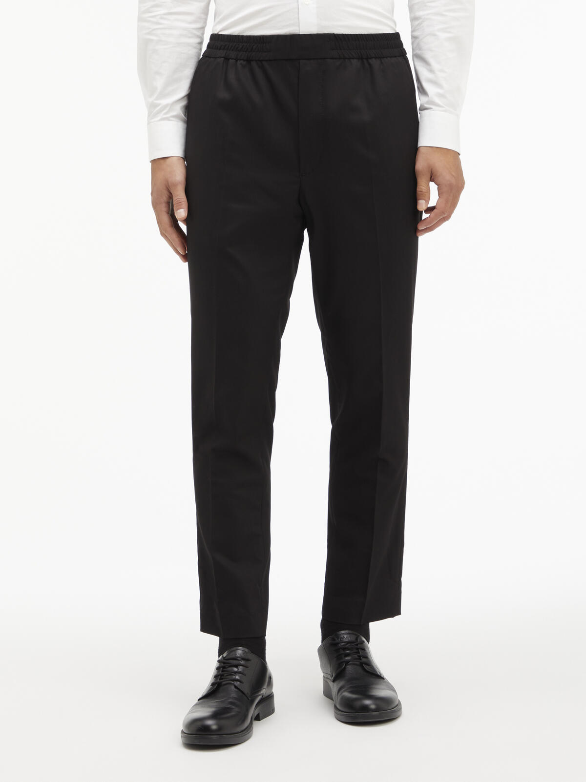 Calvin Klein MINIMAL TWILL JOGGER Erkek Siyah Kumaş Pantolon
