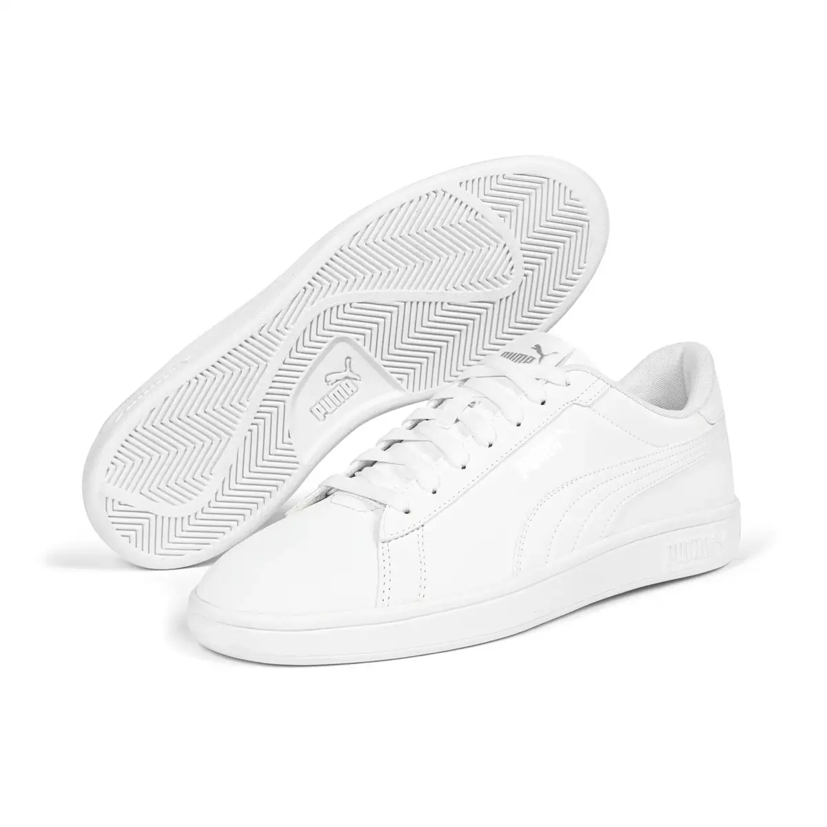 Puma Smash 3.0 Buck Erkek Beyaz Günlük Spor Ayakkabı