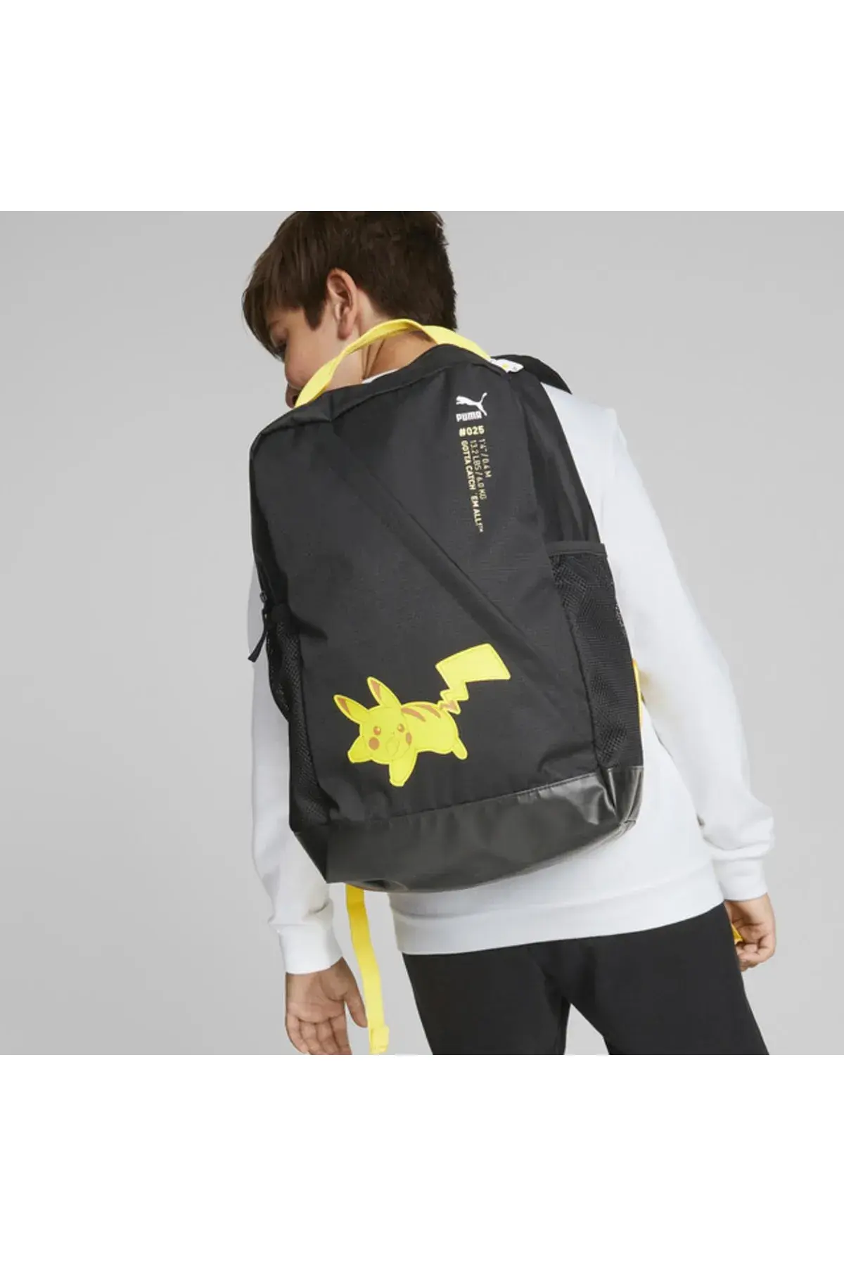 Puma X Pokemon Backpack Siyah Çocuk Sırt Çantası