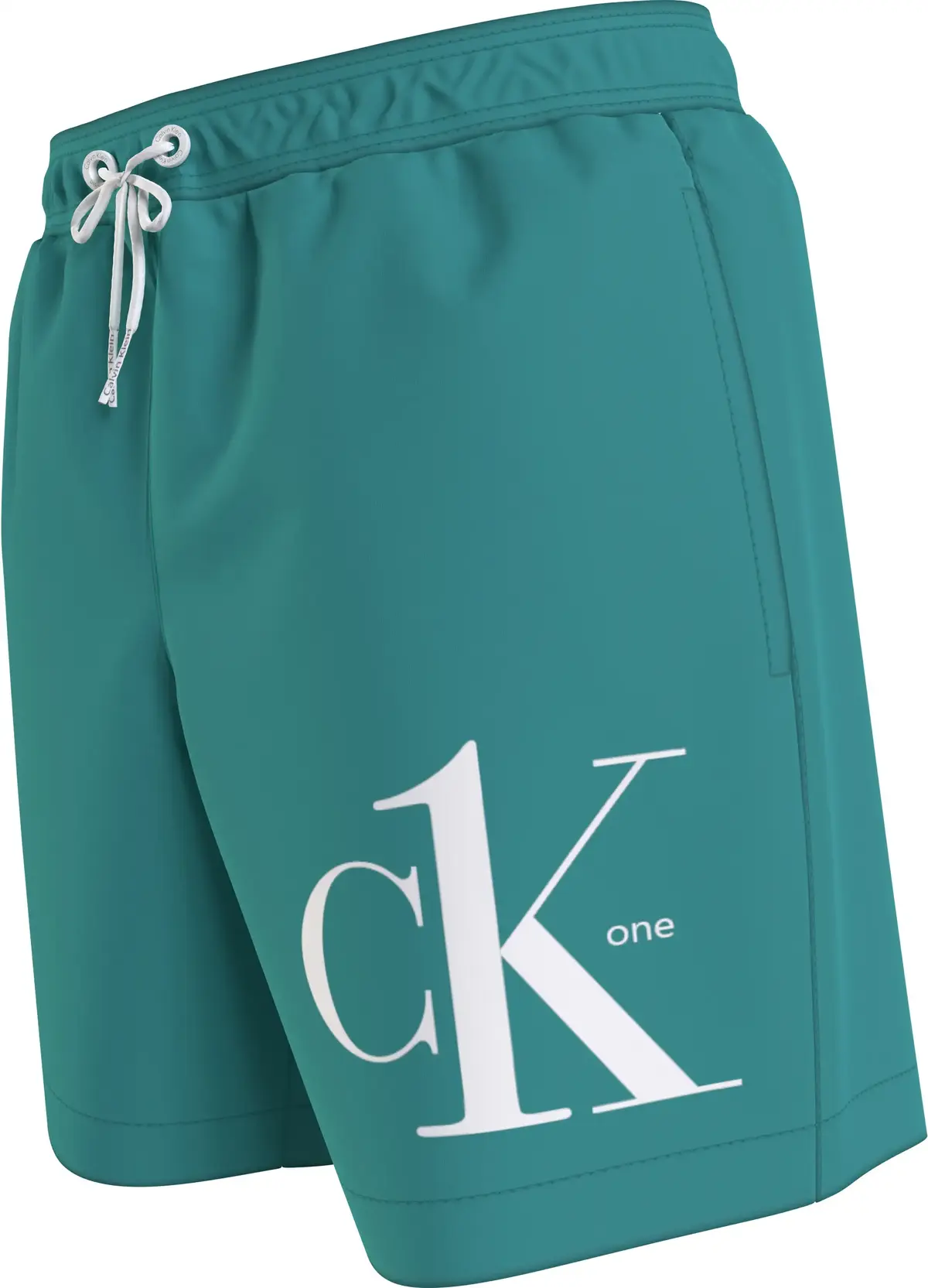Calvin Klein MEDIUM DRAWSTRING Erkek Yeşil Deniz Şortu