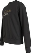 Calvin Klein MULTI COLOR LOGO SWE Erkek Siyah Sweatshirt