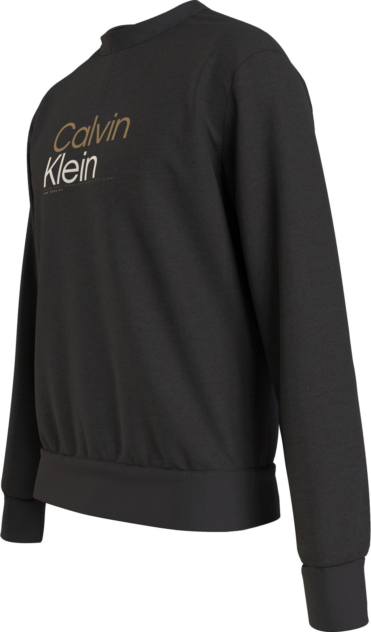 Calvin Klein MULTI COLOR LOGO SWE Erkek Siyah Sweatshirt