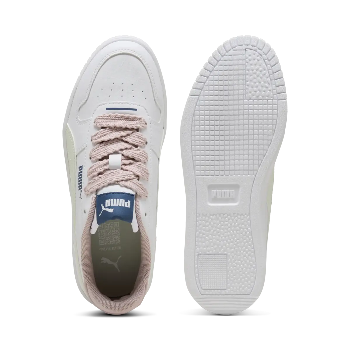 Puma Carina Street Lacey 2.0 Jr Beyaz Kadın Spor Ayakkabı