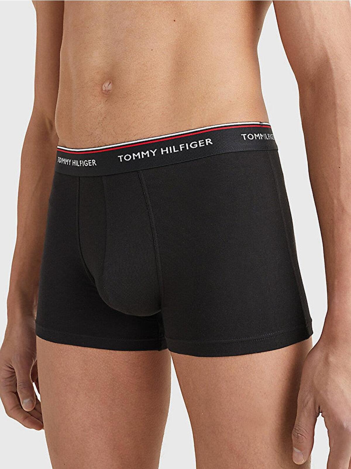 Tommy Hilfiger 3P TRUNK, 990 Siyah Erkek 3'lü Boxer