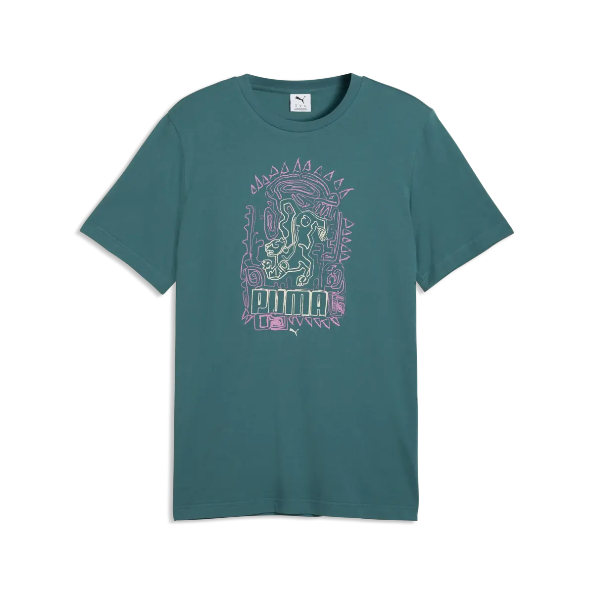 PUMA GRAPHIC Tee Yeşil Erkek T-Shirt
