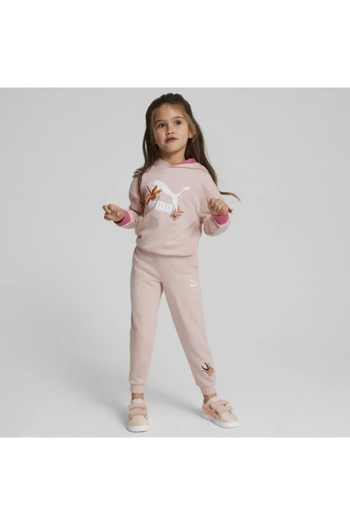 Puma Small World Prime Hoodie Tr Rose Quartz Erkek Çocuk Hoodie