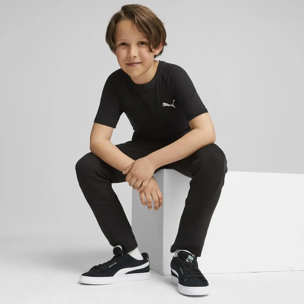 Puma EVOSTRIPE Tee Siyah Erkek T-Shirt