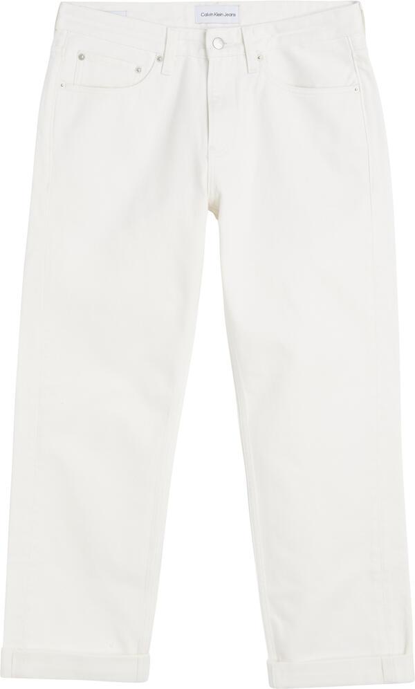 Calvin Klein 90'S STRAIGHT Erkek Beyaz Kot Pantolon