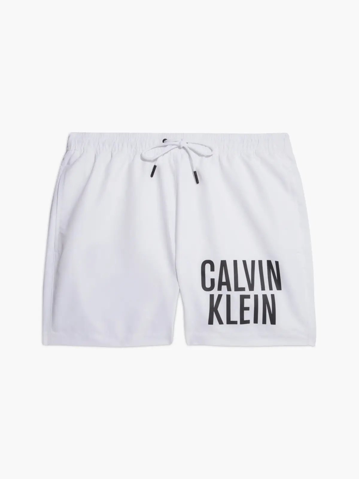 Calvin Klein MEDIUM DRAWSTRING-NO Erkek Beyaz Deniz Şortu