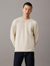 Calvin Klein WASHED WOVEN LABEL W, PD7 Bej Erkek Kazak