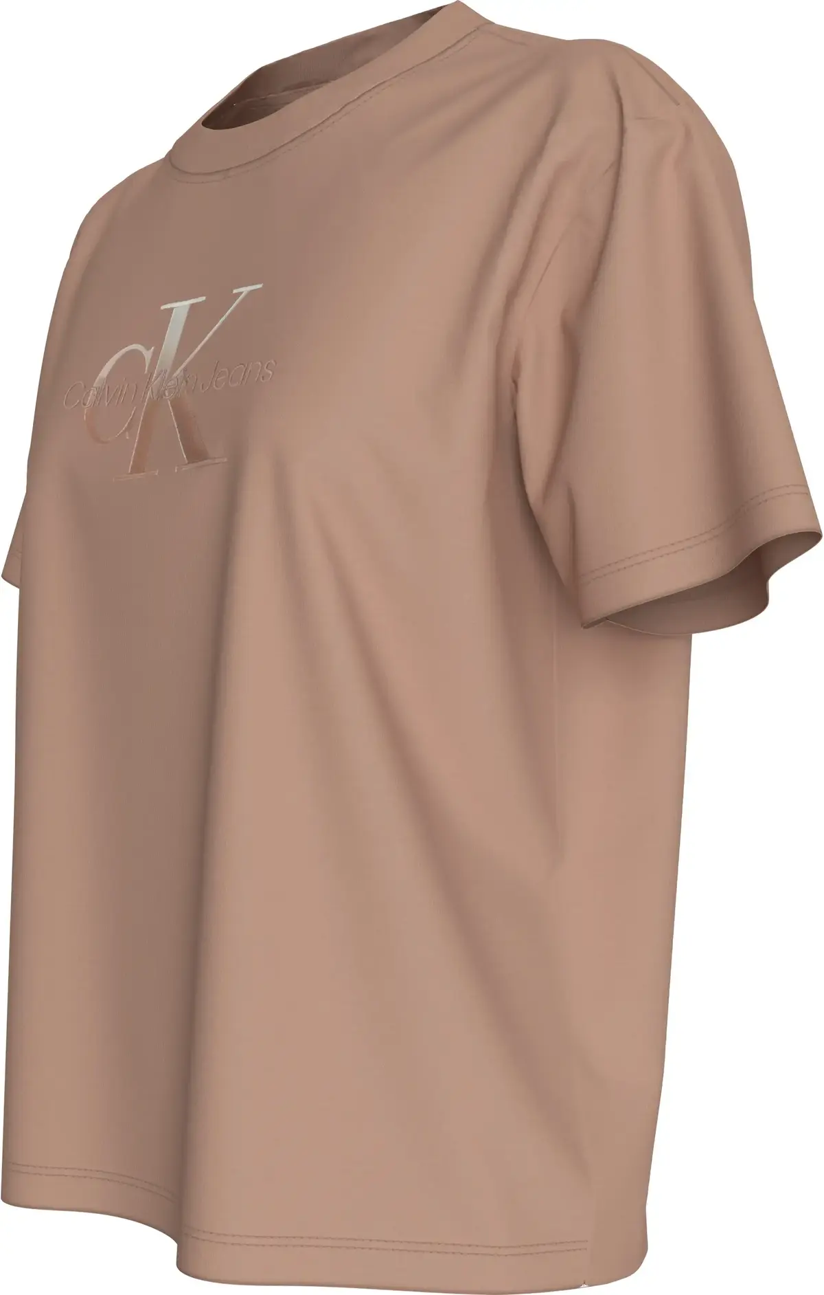 Calvin Klein EMBROIDERED MONOLOGO, TGW Pembe Kadın T-Shirt & Polo