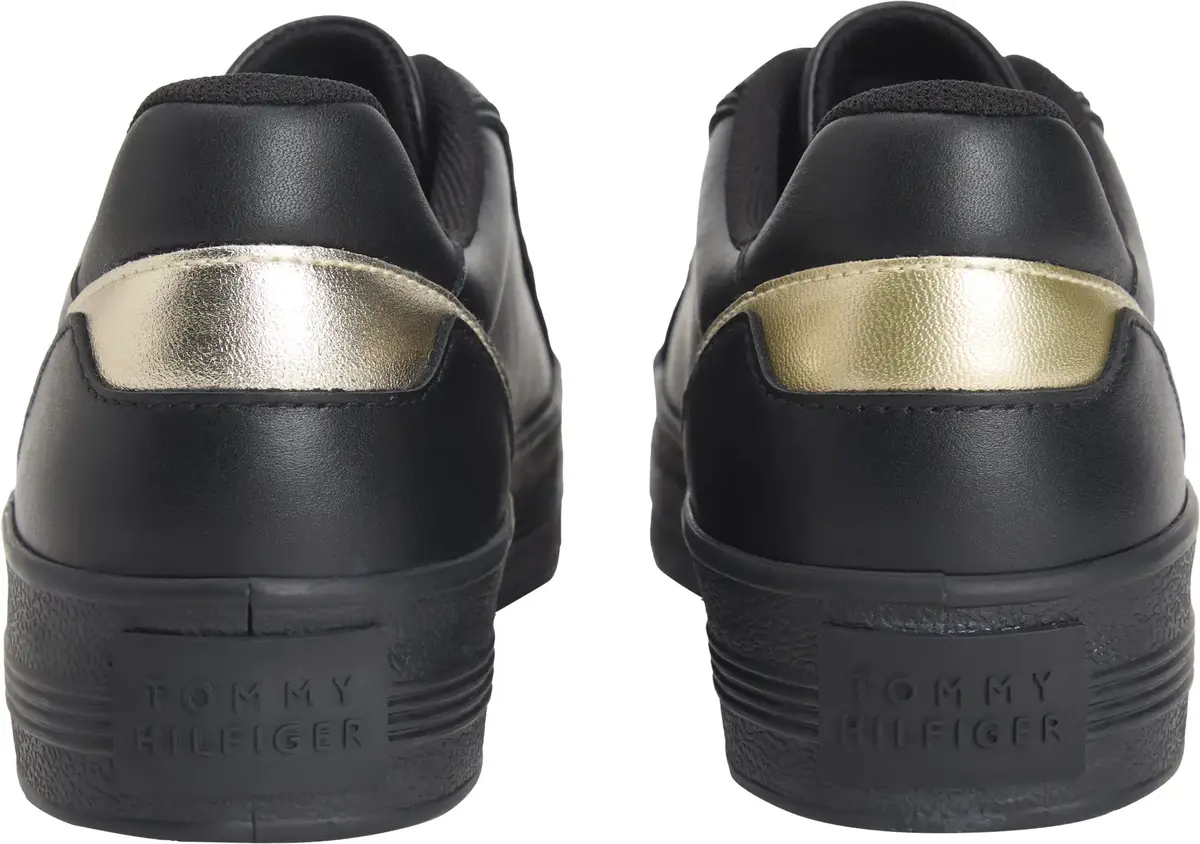 Tommy Hilfiger VULC FOXING SNEAKER, BDS Siyah Kadın Spor Ayakkabı & Sneaker
