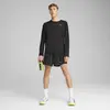 Puma M RUN VELOCITY LONG SLEEVE (POLY) Siyah Erkek Ceket