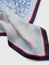 Tommy Hilfiger ICONIC POP SILK BAND Kadın Mavi Eşarp