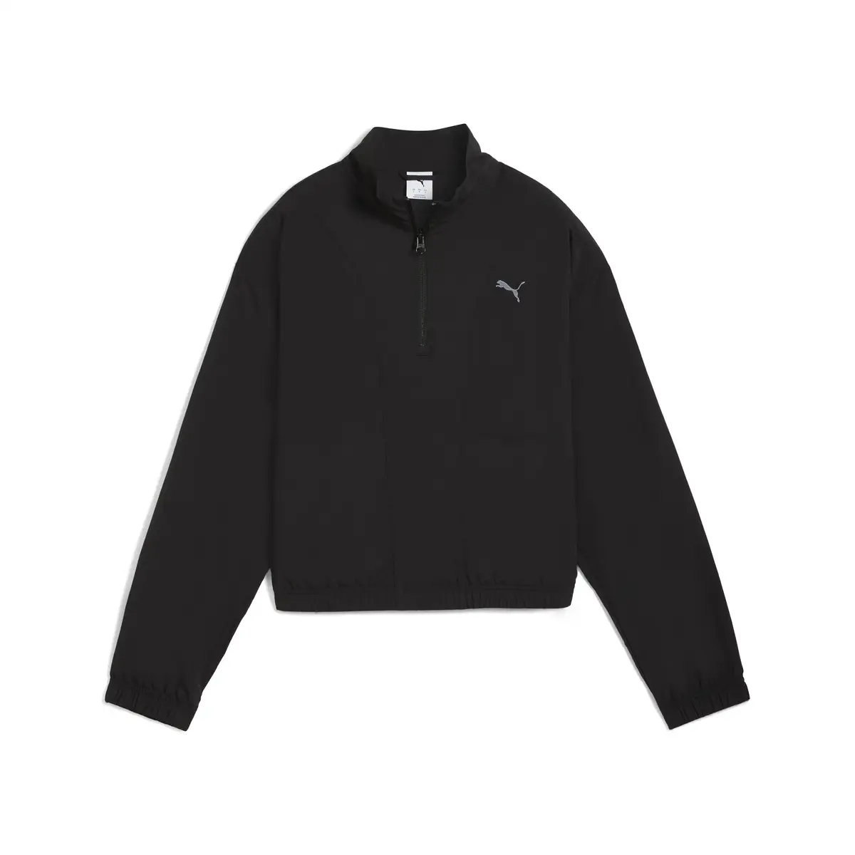 Puma HER Woven Half-Zip Crew Siyah Kadın Sweatshirt