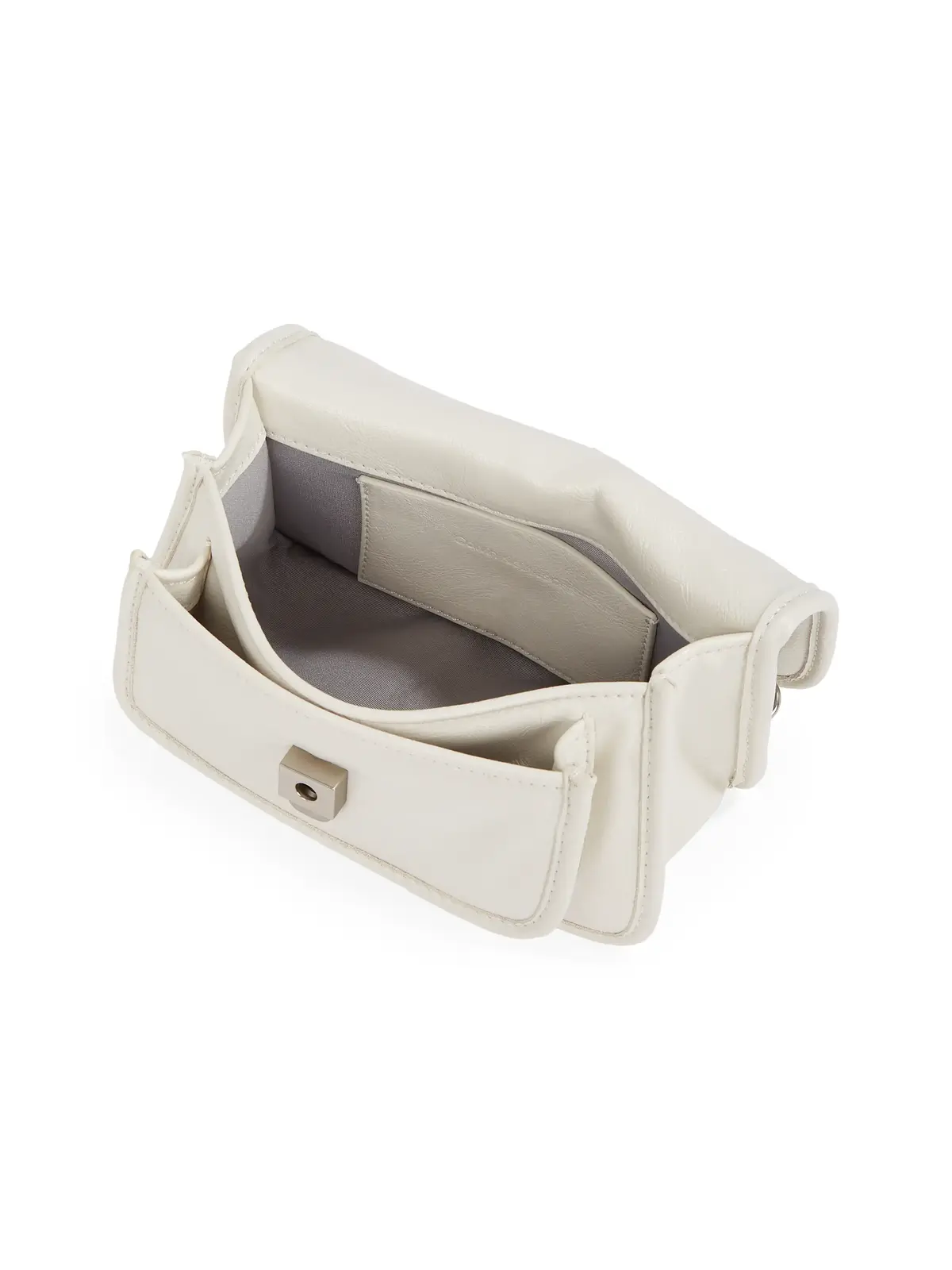 Calvin Klein CHAIN EW FLAP CONV C, 67U Gri Kadın Çanta & Cüzdan