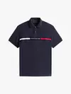 Tommy Hilfiger HILFIGER CHEST INSER, DW5 Siyah Erkek T-Shirt & Polo