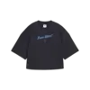 PUMA PREMIUM ESS Graphic Tee Lacivert Kadın T-Shirt