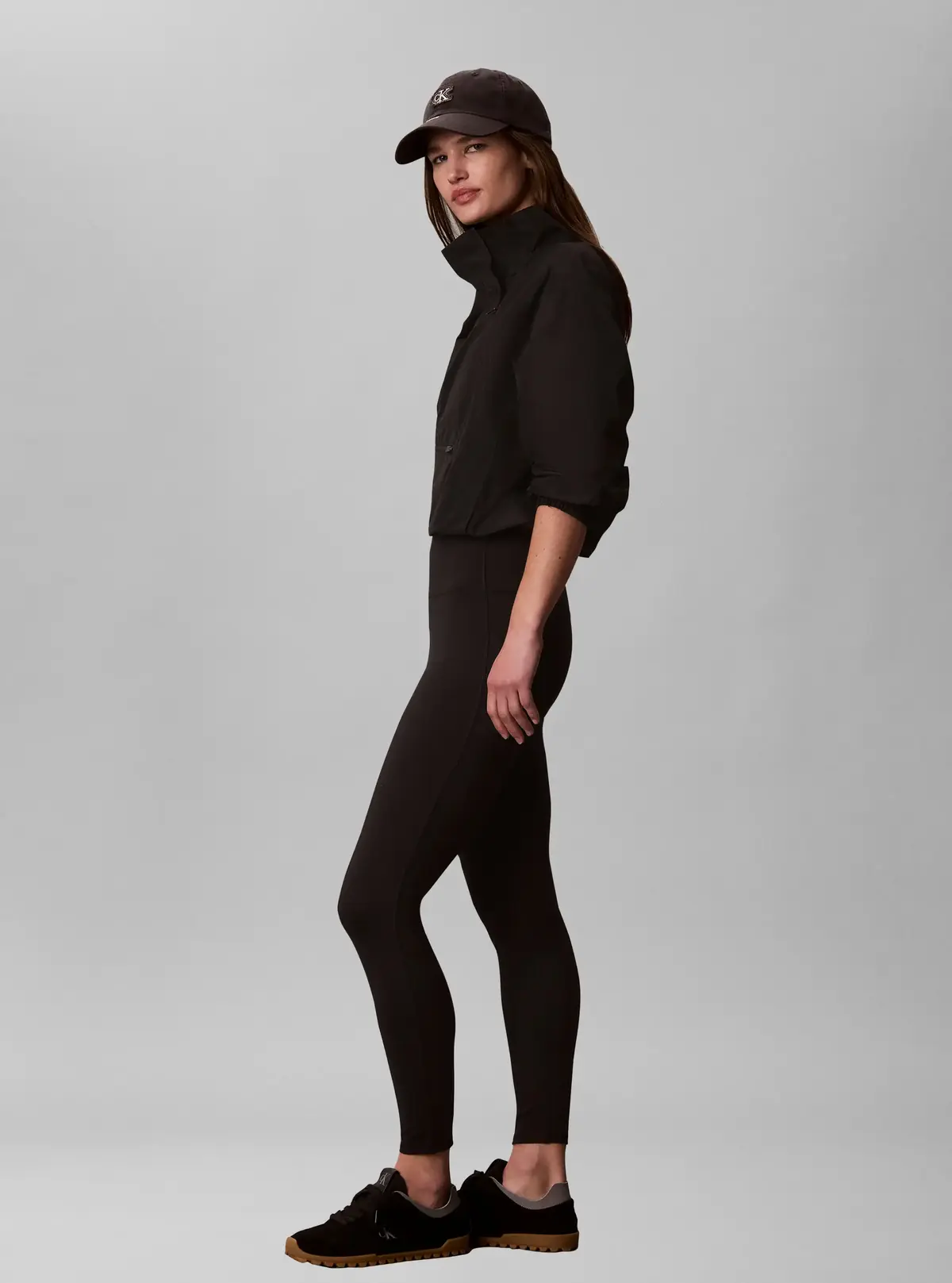 Calvin Klein SOFT SPORT 1.5 7/8 T, UB1 Siyah Kadın Tayt