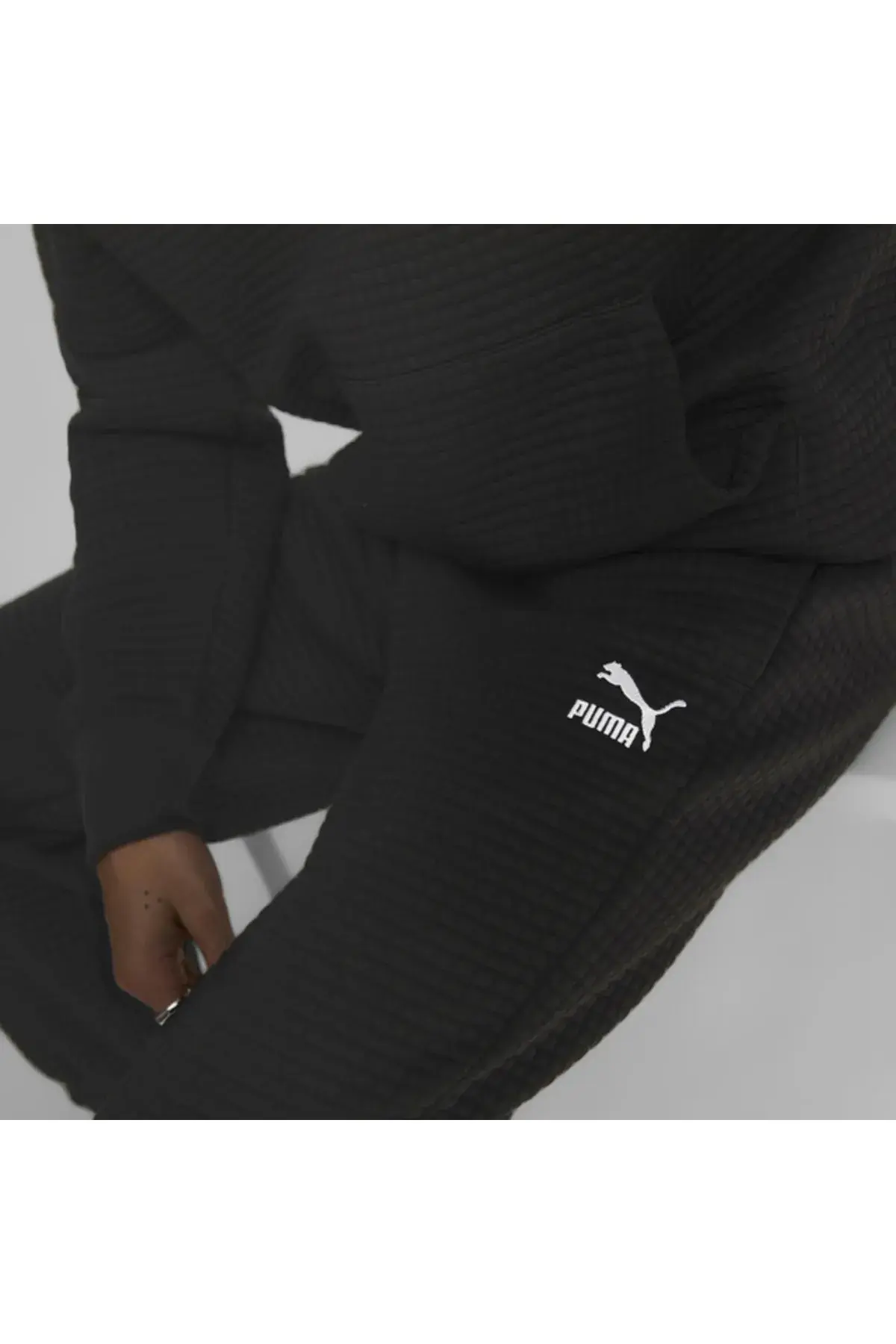 Puma Classics Quilted Sweatpants Siyah Erkek Eşofman Altı