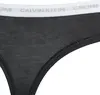 Calvin Klein THONG 2PK Kadın Siyah Tanga Set