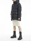Calvin Klein SIDE MONOLOGO COCOON Kadın Siyah Şişme Mont