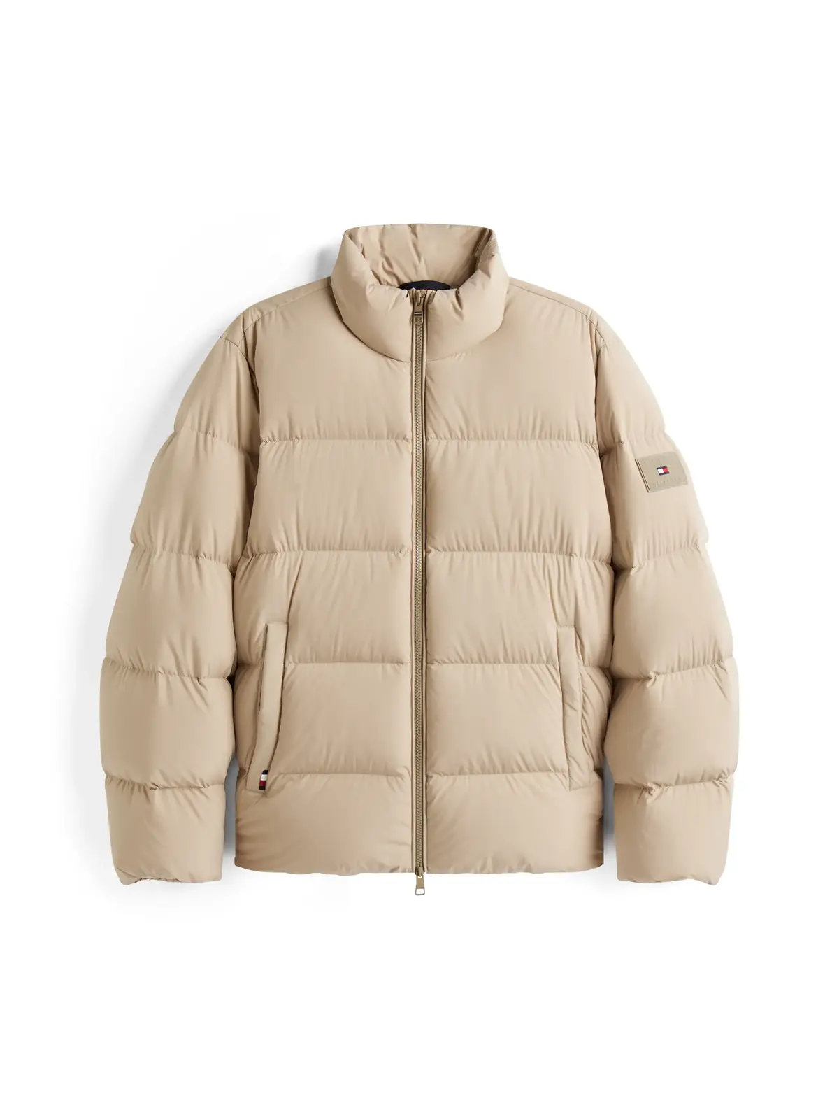 Tommy Hilfiger DOWN STAND PUFFER JK, RBT Bej Erkek Mont