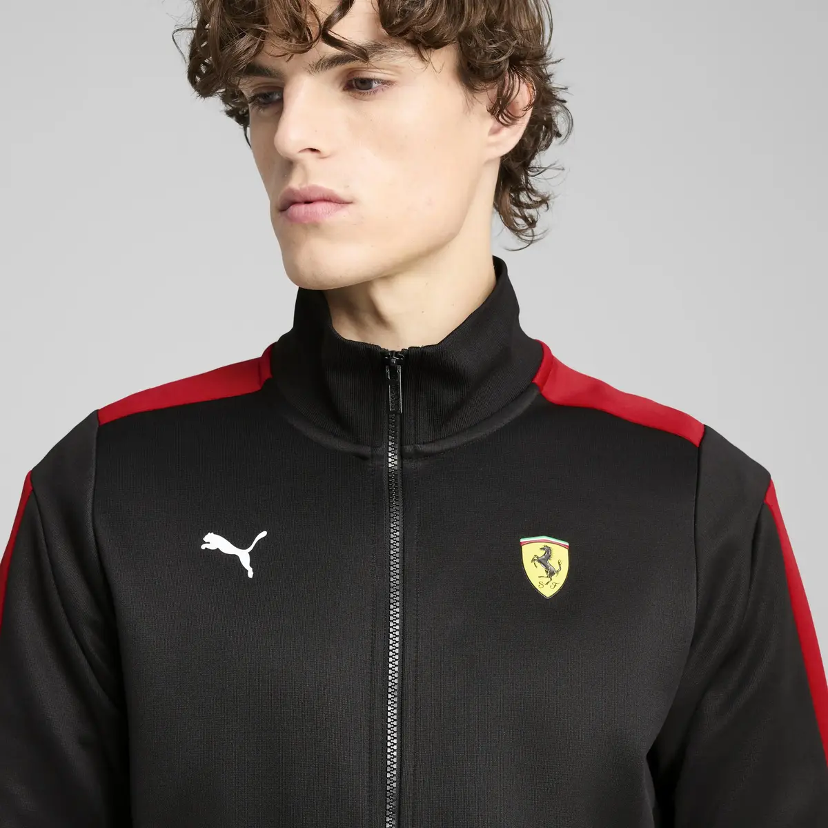 PUMA Ferrari Race MT7 Jacket Siyah Erkek Ceket