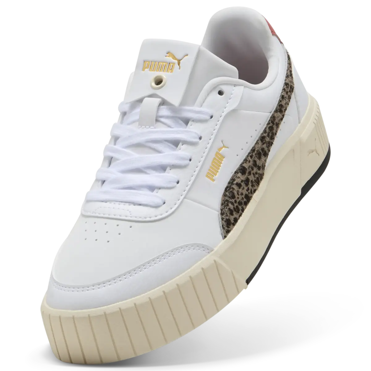 Puma Carina Mia Animal Flair Beyaz Kadın Spor Ayakkabı & Sneaker