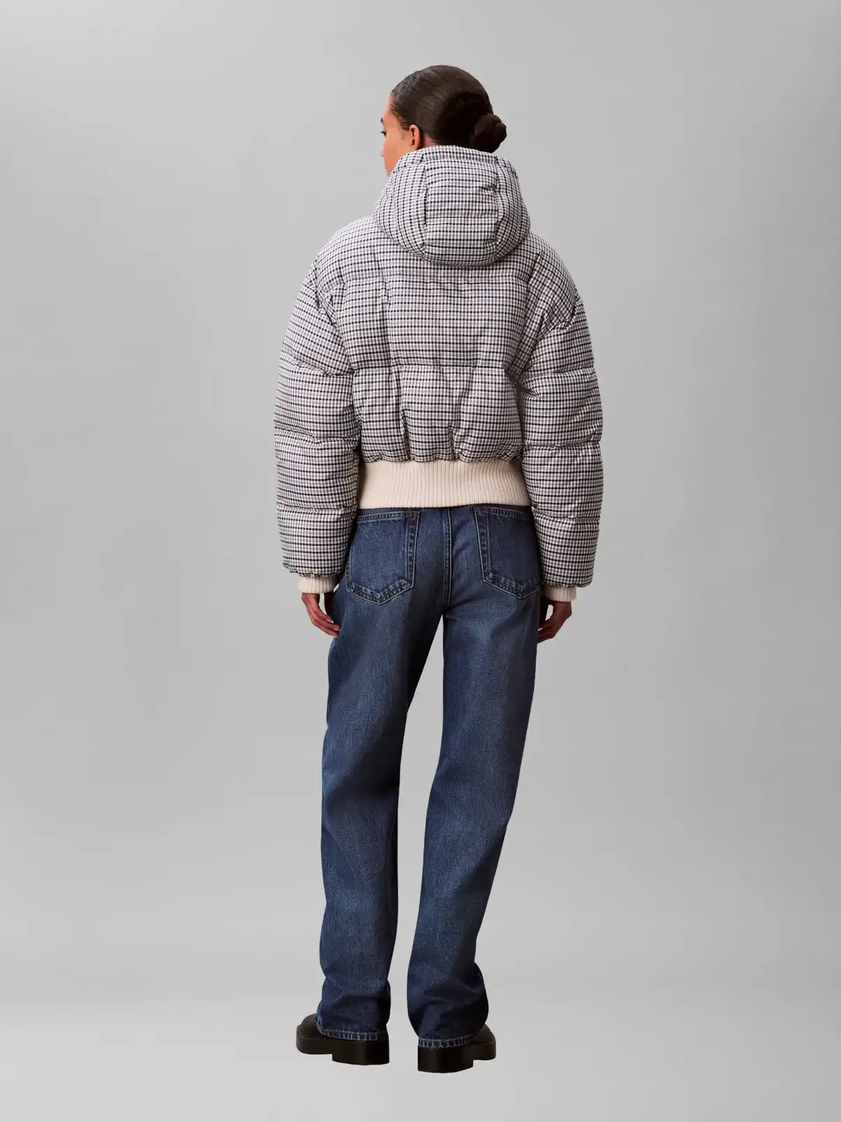 Calvin Klein YD NYLON INSULATED D, 5GE Siyah Kadın Mont