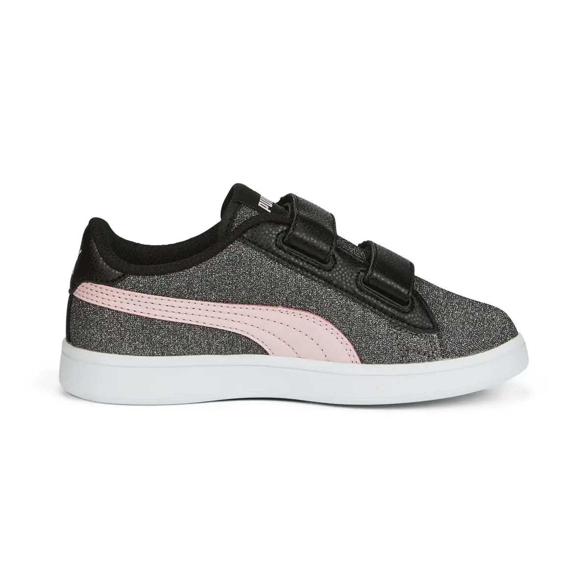Puma Smash V2 Glitz Glam V Ps Siyah Kız Çocuk Günlük Spor Ayakkabı