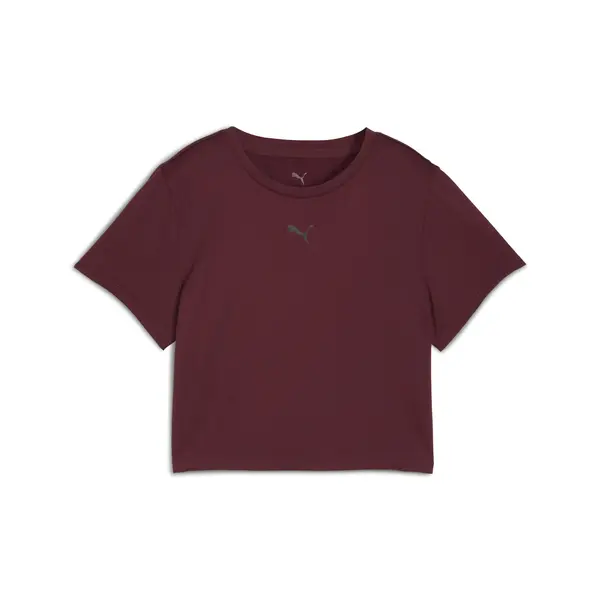 Puma TAD ESSENTIAL W Baby Tee Kırmızı Kadın Crop T-Shirt
