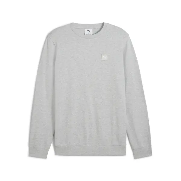 PUMA ESS ELEVATED Crew TR Gri Erkek Sweatshirt