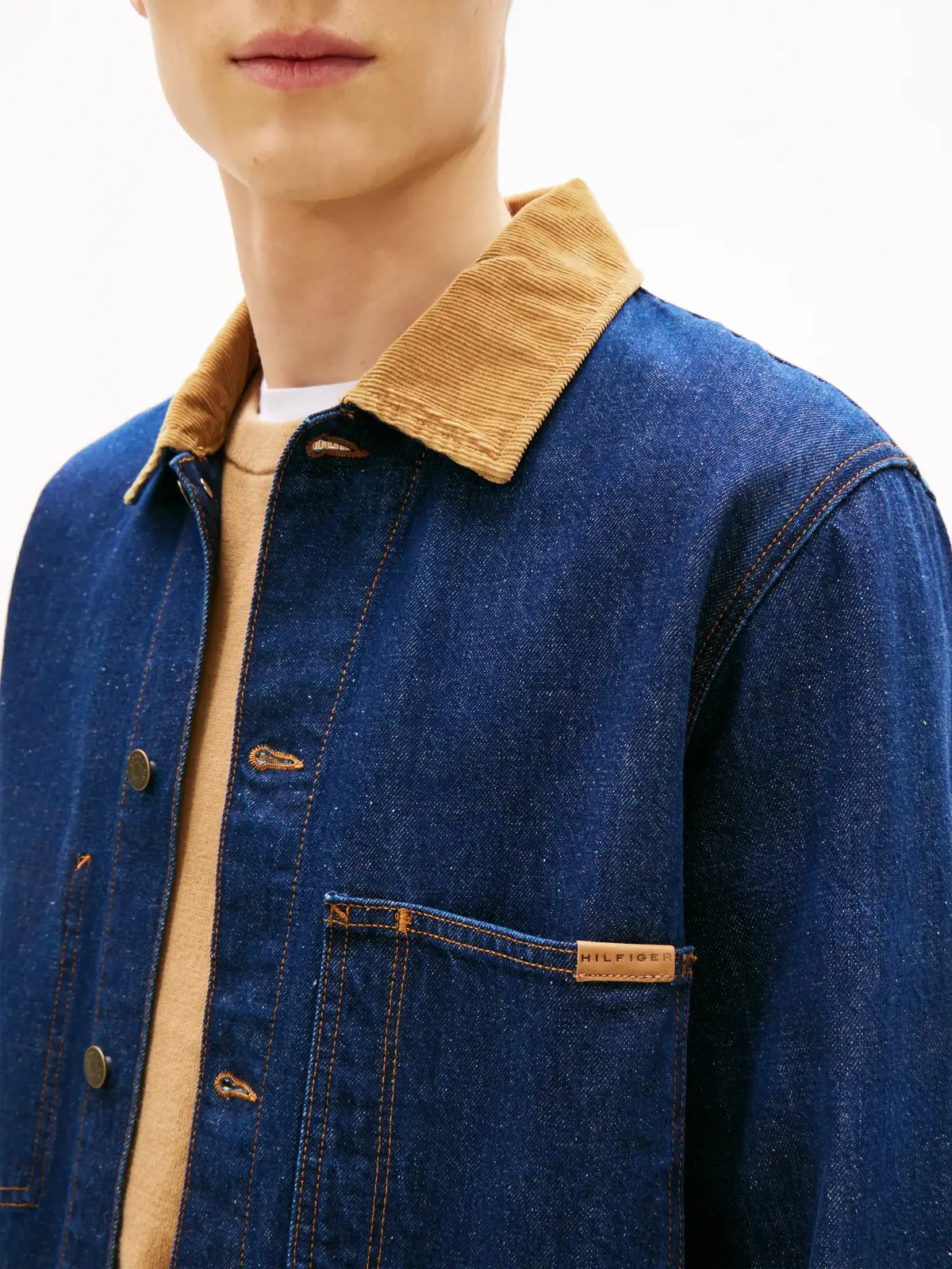 Tommy Hilfiger CHORE JACKET LINCOLN, 1BP Lacivert Erkek Ceket