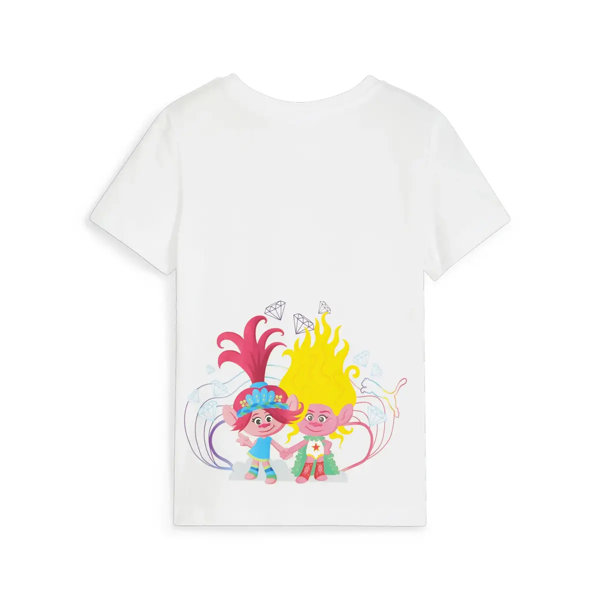 Puma X TROLLS Tee Beyaz Unisex T-Shirt
