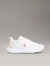 Calvin Klein EVA RUNNER L-UP MIX MESH LOGO CK Beyaz Kadın Günlük Spor Ayakkabı