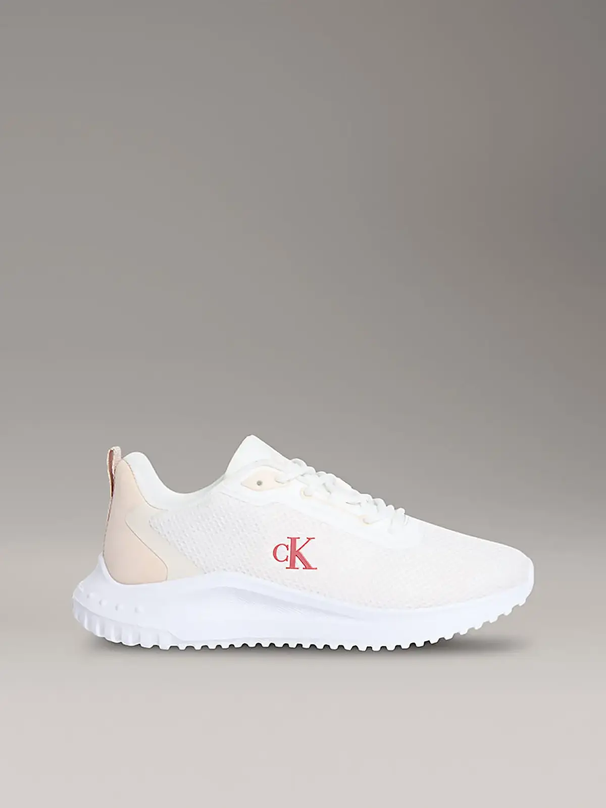 Calvin Klein EVA RUNNER L-UP MIX MESH LOGO CK Beyaz Kadın Günlük Spor Ayakkabı